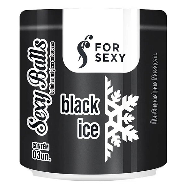 Sexy Balls Beijáveis For Sexy - Black Ice
