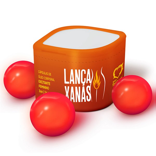 Lança Xanas Cápsula Excitante Feminino Com 3 Unidades Sexy Fantasy