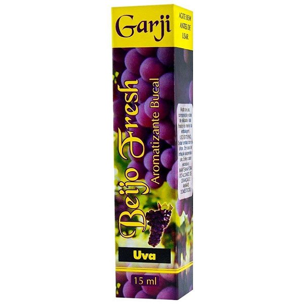 Beijo Fresh Aromatizante Bucal Spray 15ml Garji - Uva