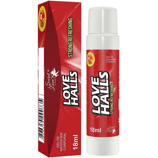 Love Halls Gel Aromatizante Bucal 18ml Segred Love - Morango