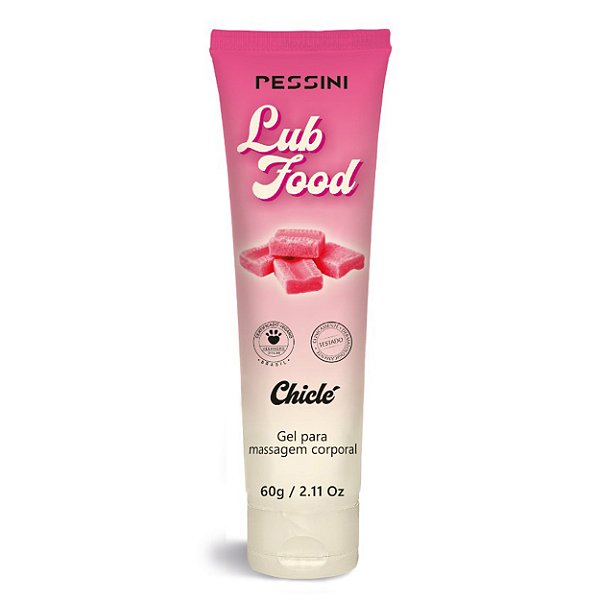 Lub Food Lubrificante Beijável 60g Pessini - Chiclete