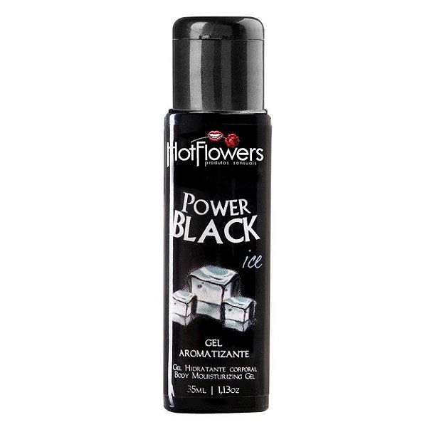 Gel Comestível Power Black Ice 35ml Hot Flowers - Black Ice