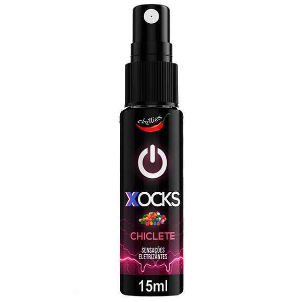 Xocks Gel Eletrizante Beijável 15ml Chillies - Chiclete