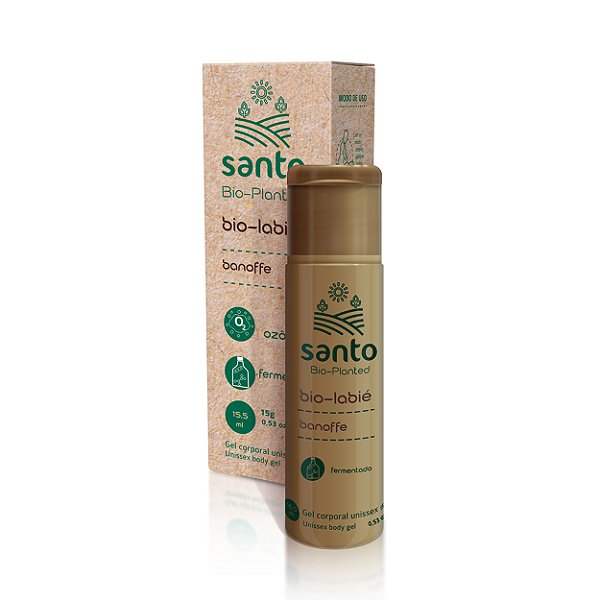 Bio-labié Banoffe Gel Térmico Beijável 15g Linha Bio-planted Santo - Banoffe
