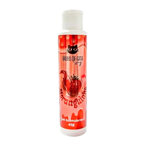 Moranguinho Gel Estimulante 45g Banho De Gata - Morango