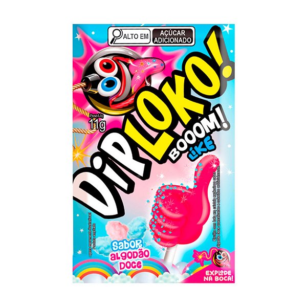 Dip Loko Booom Like Unitário 11gr Danilla - Algodão Doce
