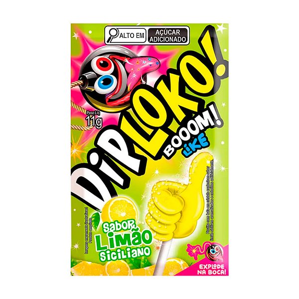 Dip Loko Booom Like Unitário 11gr Danilla - Limão