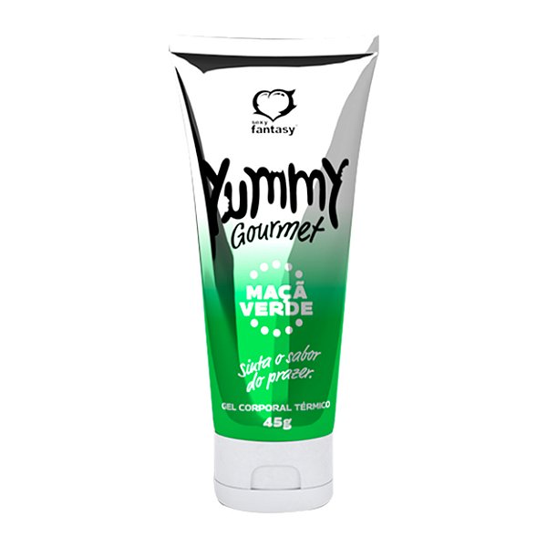 Yummy Gourmet Gel Térmico Intenso 45g Sexy Fantasy - Maçã Verde