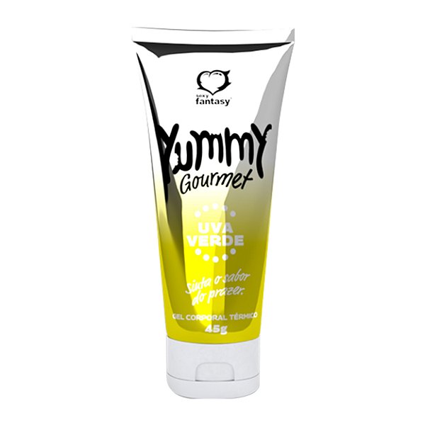 Yummy Gourmet Gel Térmico Intenso 45g Sexy Fantasy - Uva Verde