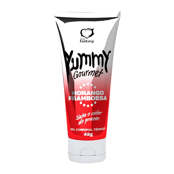 Yummy Gourmet Gel Térmico Intenso 45g Sexy Fantasy - Morango Framboesa