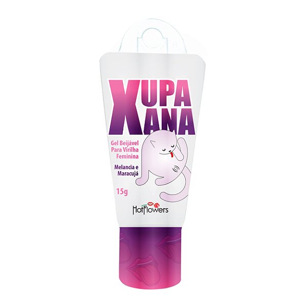 Xupa Xana Gel Beijavel Para Virilha Feminina 15g Hot Flowers