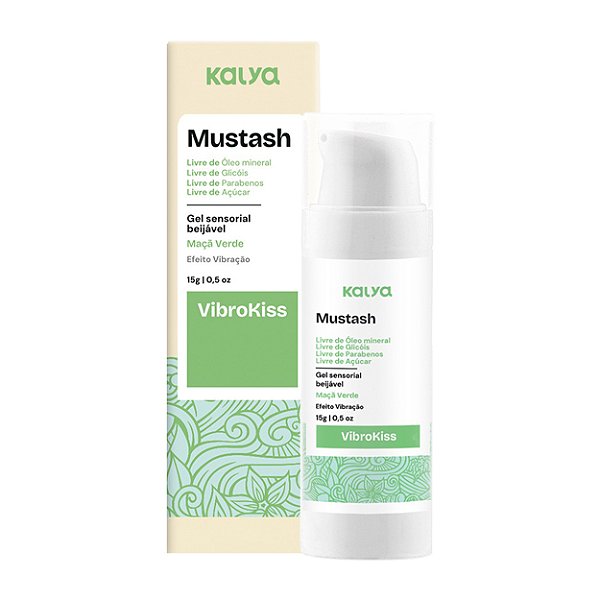 Gel Beijável Vibrokiss Com Vibração 15g Kalya - Maçã Verde