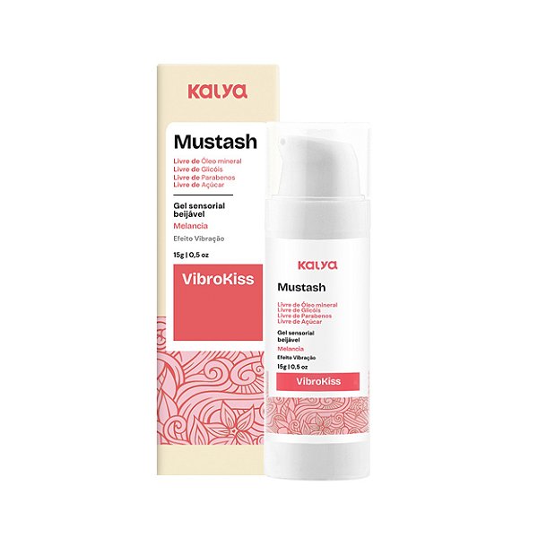 Gel Beijável Vibrokiss Com Vibração 15g Kalya - Melancia