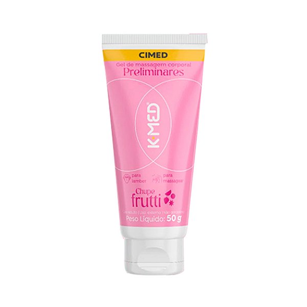 Preliminares Gel De Massagem Corporal Comestível 50g K Med - Tutti Frutti