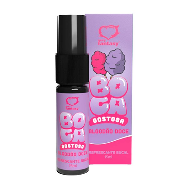 Refrescante Bucal Boca Gostosa Sexy Fantasy - Algodão Doce