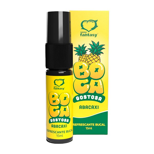Refrescante Bucal Boca Gostosa Sexy Fantasy - Abacaxi