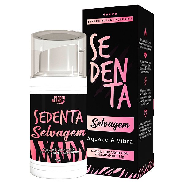 Sedenta Selvagem 15g Pepper Blend - Morango Com Champanhe