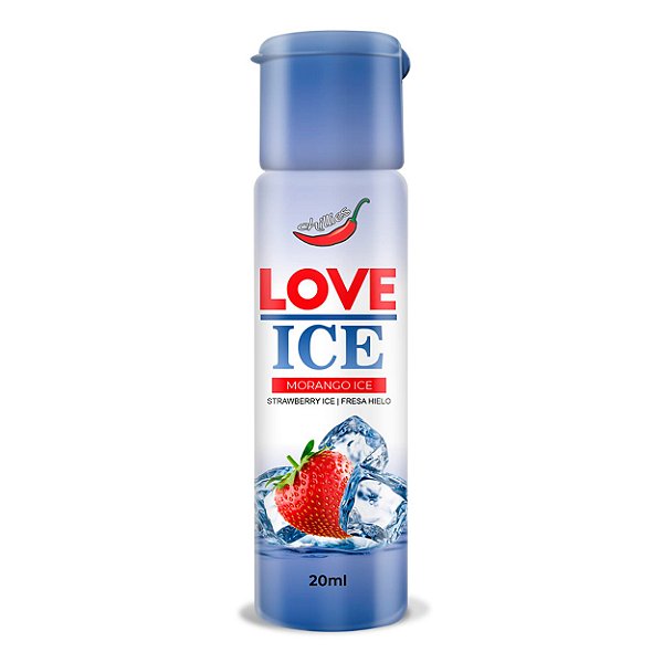 Gel Love Ice 20ml Chillies - Morango