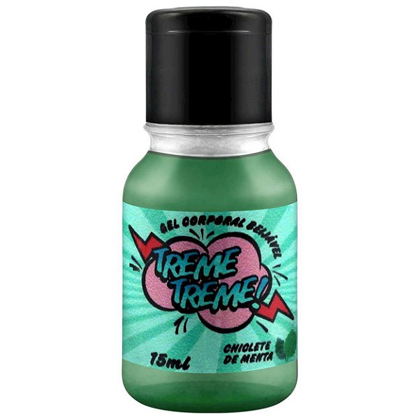 Treme Treme Gel Corporal Beijável 15ml Garji - Chiclete De Menta