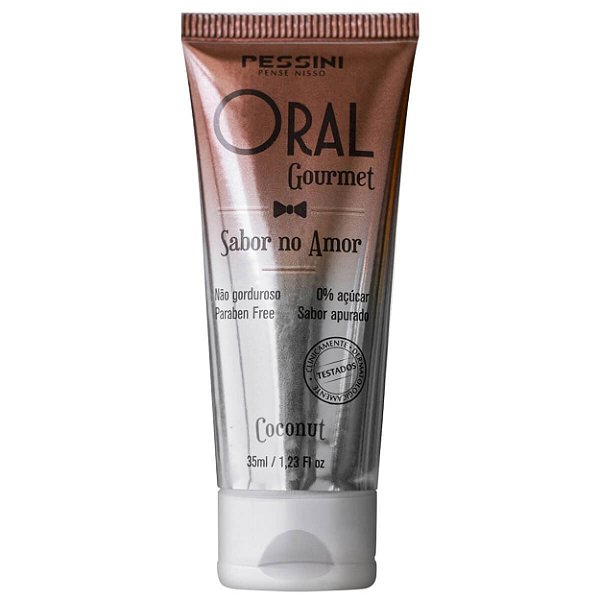 Oral Gourmet Gel Beijável Que Esquenta 45g Pessini - Coconut