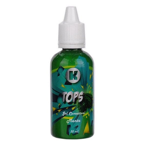 Gotas Tops Gel Comestível Para Massagem De 30ml K Gel - Menta