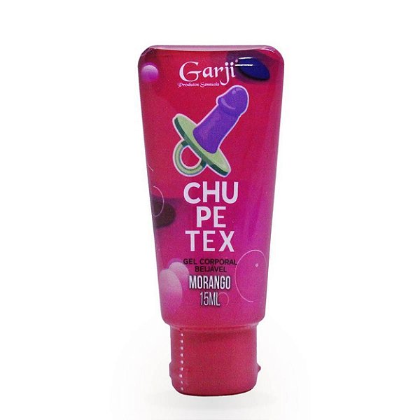 Chupetex Gel Comestível 15ml Garji - Morango