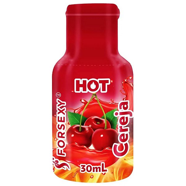 Gel Hot Beijável 30ml For Sexy - Cereja