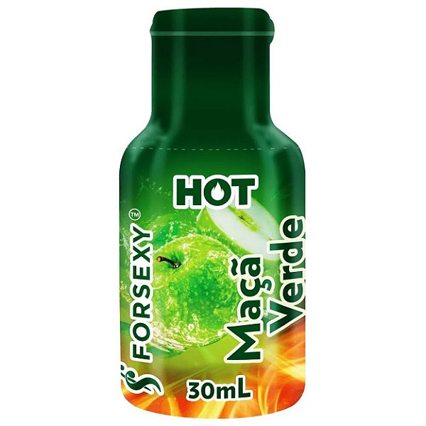 Gel Hot Beijável 30ml For Sexy - Maçã Verde