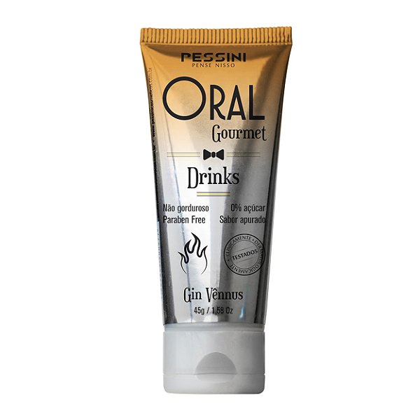 Oral Gourmet Drinks Gel Beijável 45g Pessini - Gin Vênnus