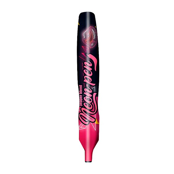 Caneta Comestível Bala Em Gel 20g Neon Pen Pepper Blend - Morango Com Lichia