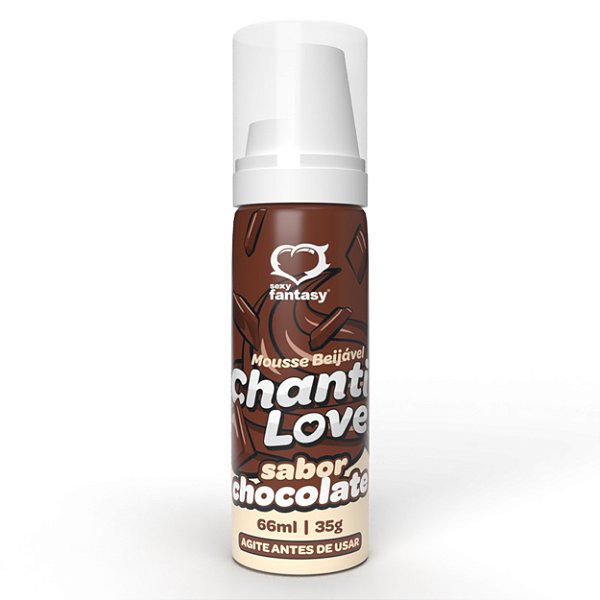 Chanti Love Mousse Corporal Beijável 66ml/25g Sexy Fantasy - Chocolate