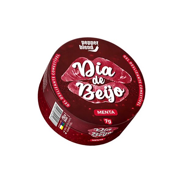Gel Deslizante Comestível Dia Do Beijo 7g Pepper Blend - Menta