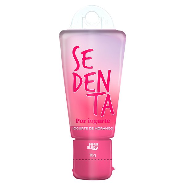 Sedenta Por Iogurte De Morango Gel Comestível 18g Pepper Blend - Iogurte De Morango