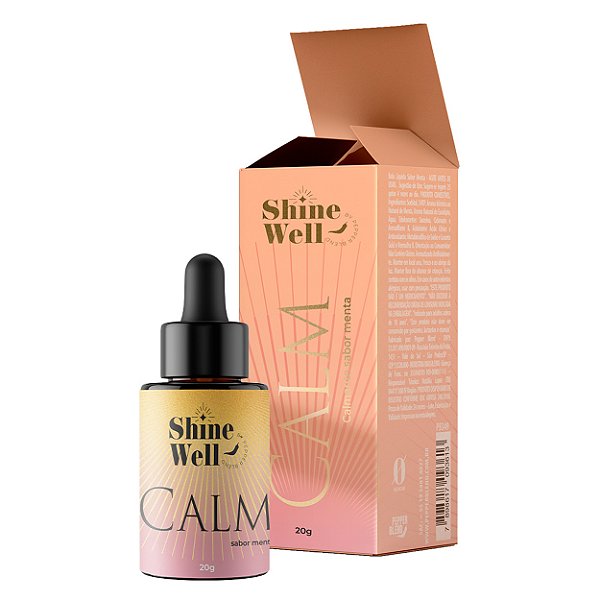 Calm Bala Liquida 20g Shine Well Pepper Blend - Menta