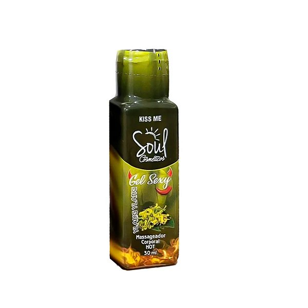 Gel Sexy Kiss Me Hot 30ml Soul Cosméticos. - Ylang Ylang