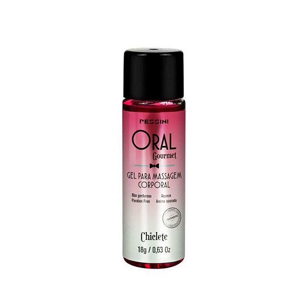 Mini Oral Gourmet Hot Gel Coméstivel 18gr Pessini - Chiclete