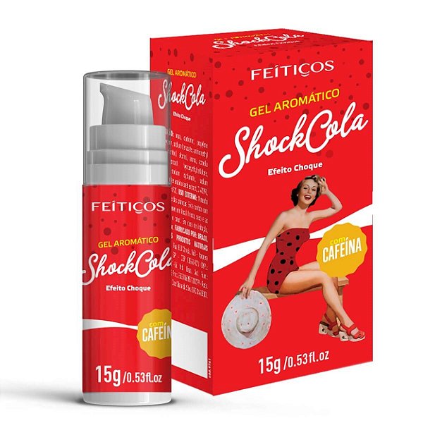 Shock Cola Cafeína Gel Elétrico Aromático 15g Feitiços - Cola