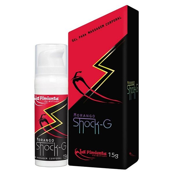 Gel Shock G Excitante 15g La Pimienta - Morango