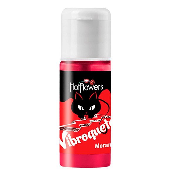 Vibroquete Gel Vibrante 12gr Hot Flowers - Morango