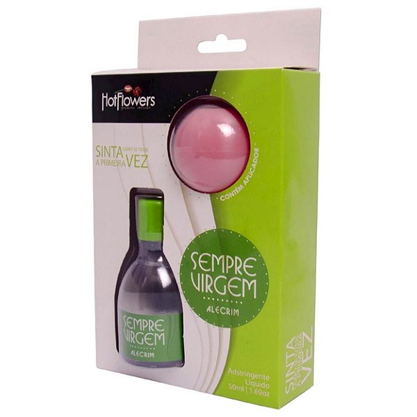 Kit Adstringente Sempre Virgem Alecrim Aplicador 50 Ml Hot Flowers - Alecrim