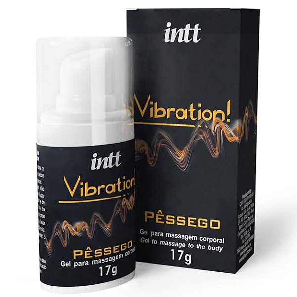 Vibration 17g Gel Beijável Com Efeito Vibrante Intt - Pessego