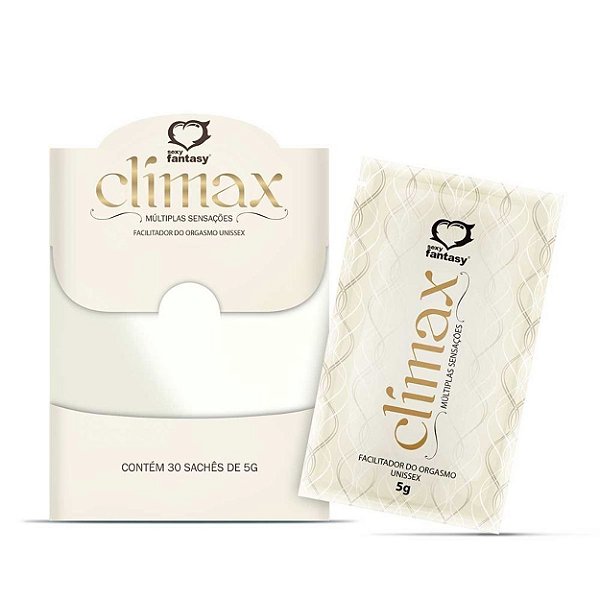 Clímax Facilitador De Orgasmo Em Sachê Unissex 5g Sexy Fantasy