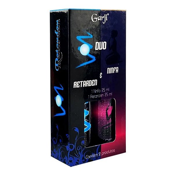 Duo Retarden E Ninfa Gel Retardante E Gel Adstringente Feminina 25ml Garji
