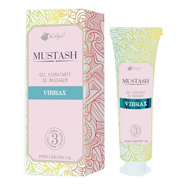 Mustash Vibrax Gel Vibrador Liquído 15gr Kalya