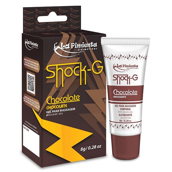 Shock G Excitante Unissex Bisnaga 8g La Pimienta - Chocolate