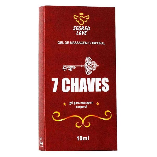 7 Chaves Gel Adstringente Em Sachê 10ml Segred Love