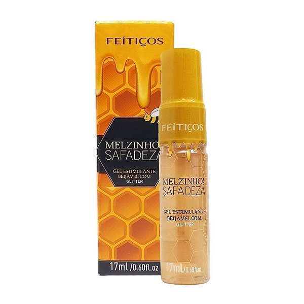 Gel Excitante Beijável "melzinho Com Safadeza" 17ml Feitiços - Mel
