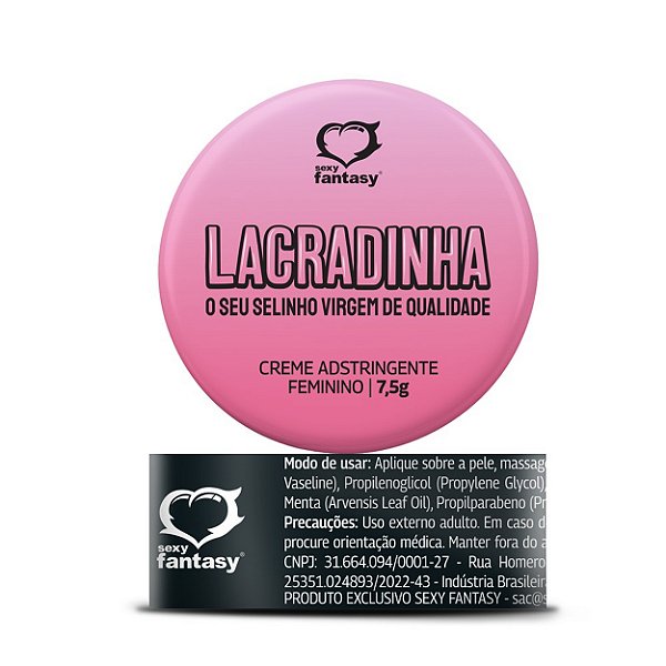 Lacradinha Adstringente Pomada 7,5g Sexy Fantasy