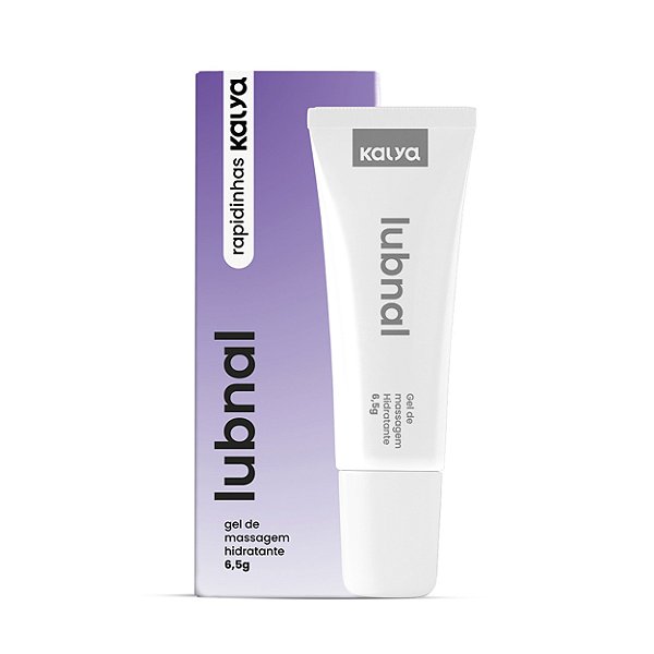 Lubnal Gel Hidratante Facilitador Anal 6,5g Linha Rapidinhas Kalya