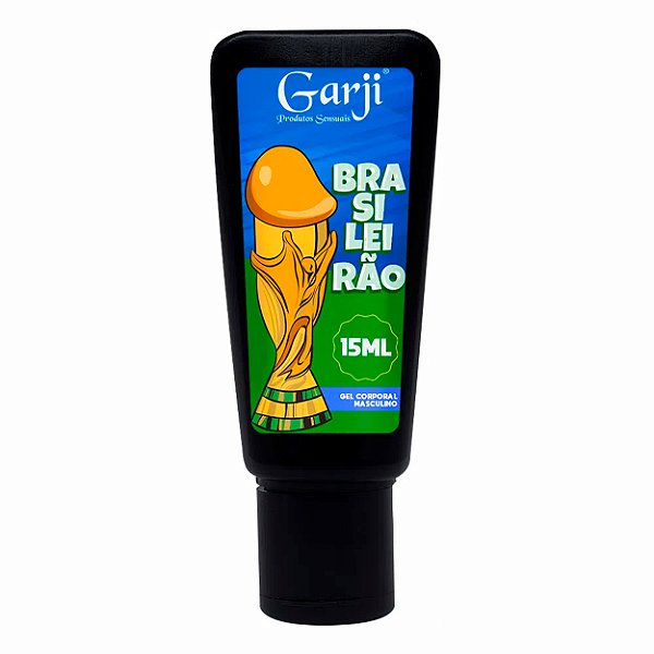 Gel Excitante Masculino Brasileirão 15g Linha Futebol Garji